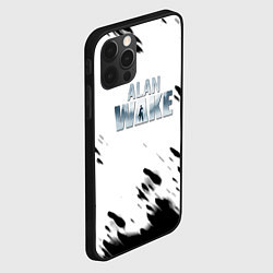 Чехол для iPhone 12 Pro Max Алан Вейк краски, цвет: 3D-черный — фото 2
