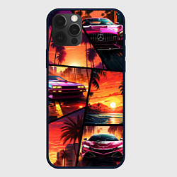 Чехол для iPhone 12 Pro Max GTA style art, цвет: 3D-черный
