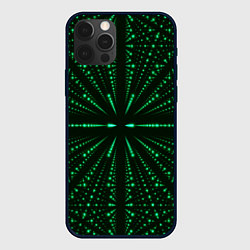 Чехол для iPhone 12 Pro Max Неоновые цифры, цвет: 3D-черный
