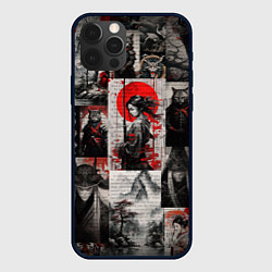 Чехол для iPhone 12 Pro Max Japanese samurai art, цвет: 3D-черный