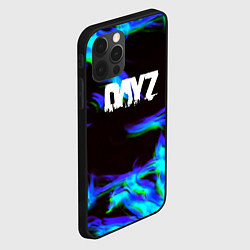 Чехол для iPhone 12 Pro Max Dayz огонь синий, цвет: 3D-черный — фото 2