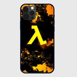 Чехол для iPhone 12 Pro Max Half life текстура блэк меса, цвет: 3D-черный