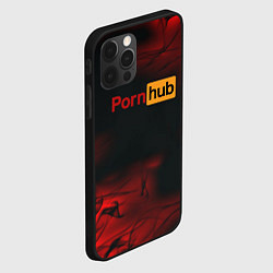 Чехол для iPhone 12 Pro Max Porn hub fire, цвет: 3D-черный — фото 2