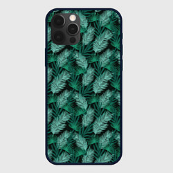 Чехол iPhone 12 Pro Max Паттерн тропические листья