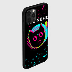 Чехол для iPhone 12 Pro Max The Neighbourhood - rock star cat, цвет: 3D-черный — фото 2