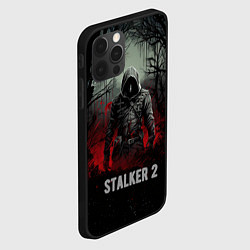 Чехол для iPhone 12 Pro Max Stalker 2 dark mode, цвет: 3D-черный — фото 2