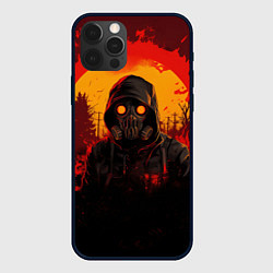 Чехол для iPhone 12 Pro Max Stalker 2 fire ghost, цвет: 3D-черный