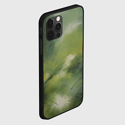 Чехол для iPhone 12 Pro Max Зеленая палитра, цвет: 3D-черный — фото 2