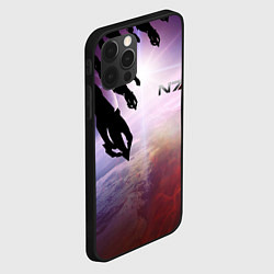 Чехол для iPhone 12 Pro Max Масс эффект вторжение, цвет: 3D-черный — фото 2