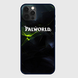 Чехол iPhone 12 Pro Max Palworld логотип абстрактный объемный фон