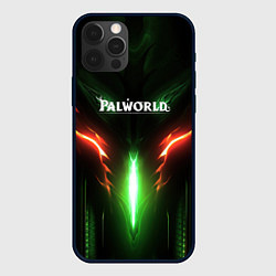 Чехол iPhone 12 Pro Max Palworld зеленый неоновый свет