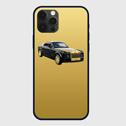 Чехол для iPhone 12 Pro Max Rolls-Royce Sweptaill, цвет: 3D-черный
