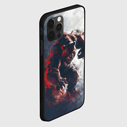 Чехол для iPhone 12 Pro Max Angry bear, цвет: 3D-черный — фото 2