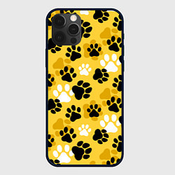 Чехол iPhone 12 Pro Max Собачьи следы