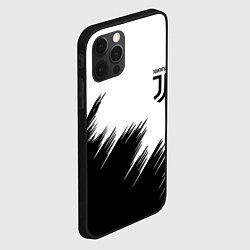 Чехол для iPhone 12 Pro Max Ювентус краски спорт, цвет: 3D-черный — фото 2