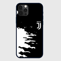 Чехол iPhone 12 Pro Max Ювентус спорт краски текстура