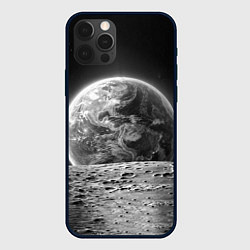 Чехол для iPhone 12 Pro Max Вид Земли со спутника, цвет: 3D-черный