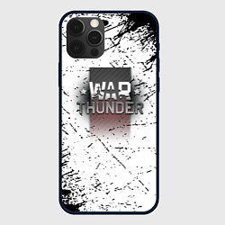 Чехол для iPhone 12 Pro Max Warthunder брызги красок текстура, цвет: 3D-черный
