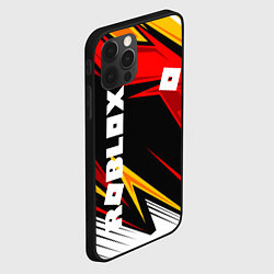 Чехол для iPhone 12 Pro Max Роблокс - спортивная абстрация, цвет: 3D-черный — фото 2