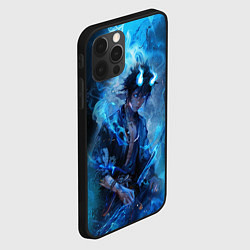 Чехол для iPhone 12 Pro Max Синий демон - Синий экзорцист, цвет: 3D-черный — фото 2