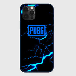 Чехол для iPhone 12 Pro Max ПАБГ молнии, цвет: 3D-черный