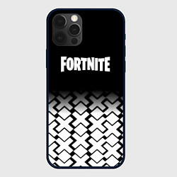 Чехол для iPhone 12 Pro Max Fortnite game pattern, цвет: 3D-черный