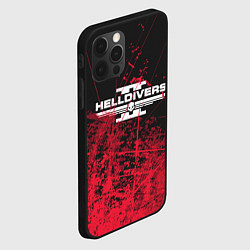 Чехол для iPhone 12 Pro Max Helldivers 2: Red Blood, цвет: 3D-черный — фото 2