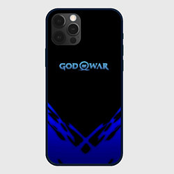 Чехол iPhone 12 Pro Max God of War geometry steel