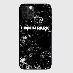 Чехол для iPhone 12 Pro Max Linkin Park black ice, цвет: 3D-черный