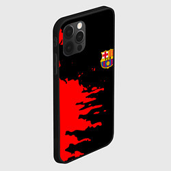 Чехол для iPhone 12 Pro Max Barcelona краски спорт, цвет: 3D-черный — фото 2