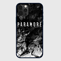 Чехол для iPhone 12 Pro Max Paramore black graphite, цвет: 3D-черный