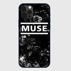 Чехол для iPhone 12 Pro Max Muse black ice, цвет: 3D-черный