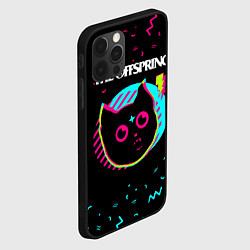 Чехол для iPhone 12 Pro Max The Offspring - rock star cat, цвет: 3D-черный — фото 2