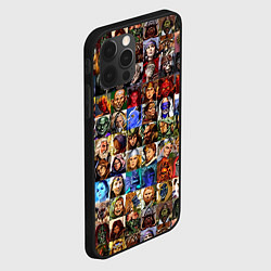 Чехол для iPhone 12 Pro Max Портреты всех героев, цвет: 3D-черный — фото 2