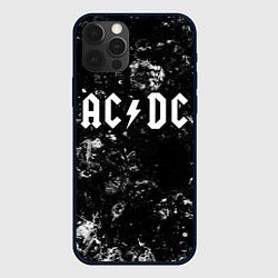 Чехол для iPhone 12 Pro Max AC DC black ice, цвет: 3D-черный