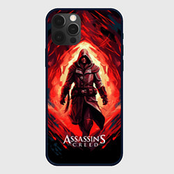 Чехол для iPhone 12 Pro Max Assassins creed выход из огня, цвет: 3D-черный
