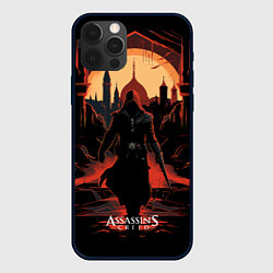 Чехол для iPhone 12 Pro Max Assassins creed заброшенный старый город, цвет: 3D-черный