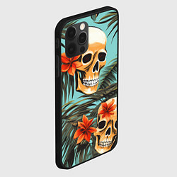 Чехол для iPhone 12 Pro Max Черепа на море, цвет: 3D-черный — фото 2