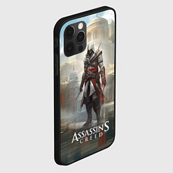 Чехол для iPhone 12 Pro Max Assassins creed game poster, цвет: 3D-черный — фото 2