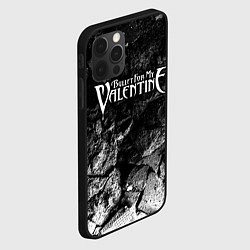 Чехол для iPhone 12 Pro Max Bullet For My Valentine black graphite, цвет: 3D-черный — фото 2