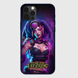 Чехол для iPhone 12 Pro Max League Of Legends Akali Kda, цвет: 3D-черный