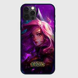 Чехол для iPhone 12 Pro Max League of Legends Kaisa Kda style, цвет: 3D-черный