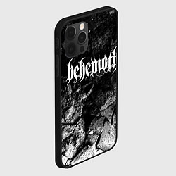 Чехол для iPhone 12 Pro Max Behemoth black graphite, цвет: 3D-черный — фото 2
