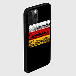 Чехол для iPhone 12 Pro Max Традиционная Осетия, цвет: 3D-черный — фото 2