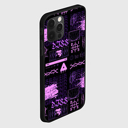 Чехол для iPhone 12 Pro Max Underground pattern color, цвет: 3D-черный — фото 2