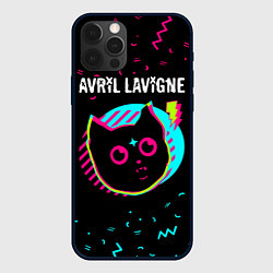 Чехол для iPhone 12 Pro Max Avril Lavigne - rock star cat, цвет: 3D-черный