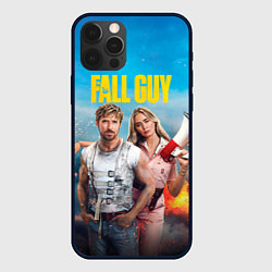 Чехол для iPhone 12 Pro Max Ryan Gosling and Emily Blunt каскадеры, цвет: 3D-черный