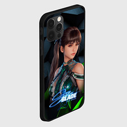 Чехол для iPhone 12 Pro Max Stellar Blade портрет Ева, цвет: 3D-черный — фото 2