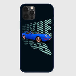 Чехол для iPhone 12 Pro Max Немецкая спортивная машина Porsche 968, цвет: 3D-черный