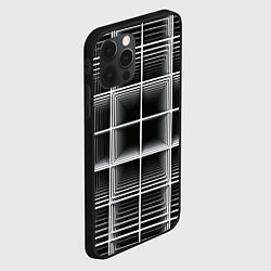 Чехол для iPhone 12 Pro Max Кубический каркас, цвет: 3D-черный — фото 2